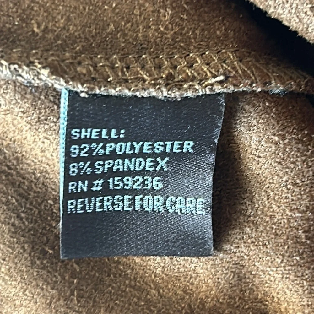 J. McLaughlin size small brown velour velvet style leggings